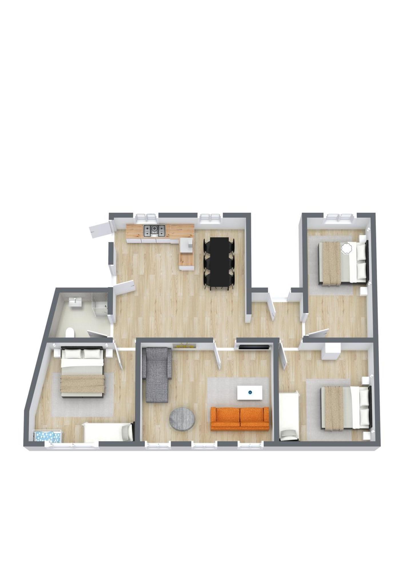 Apartamento Large Modern By Meat Packing District In